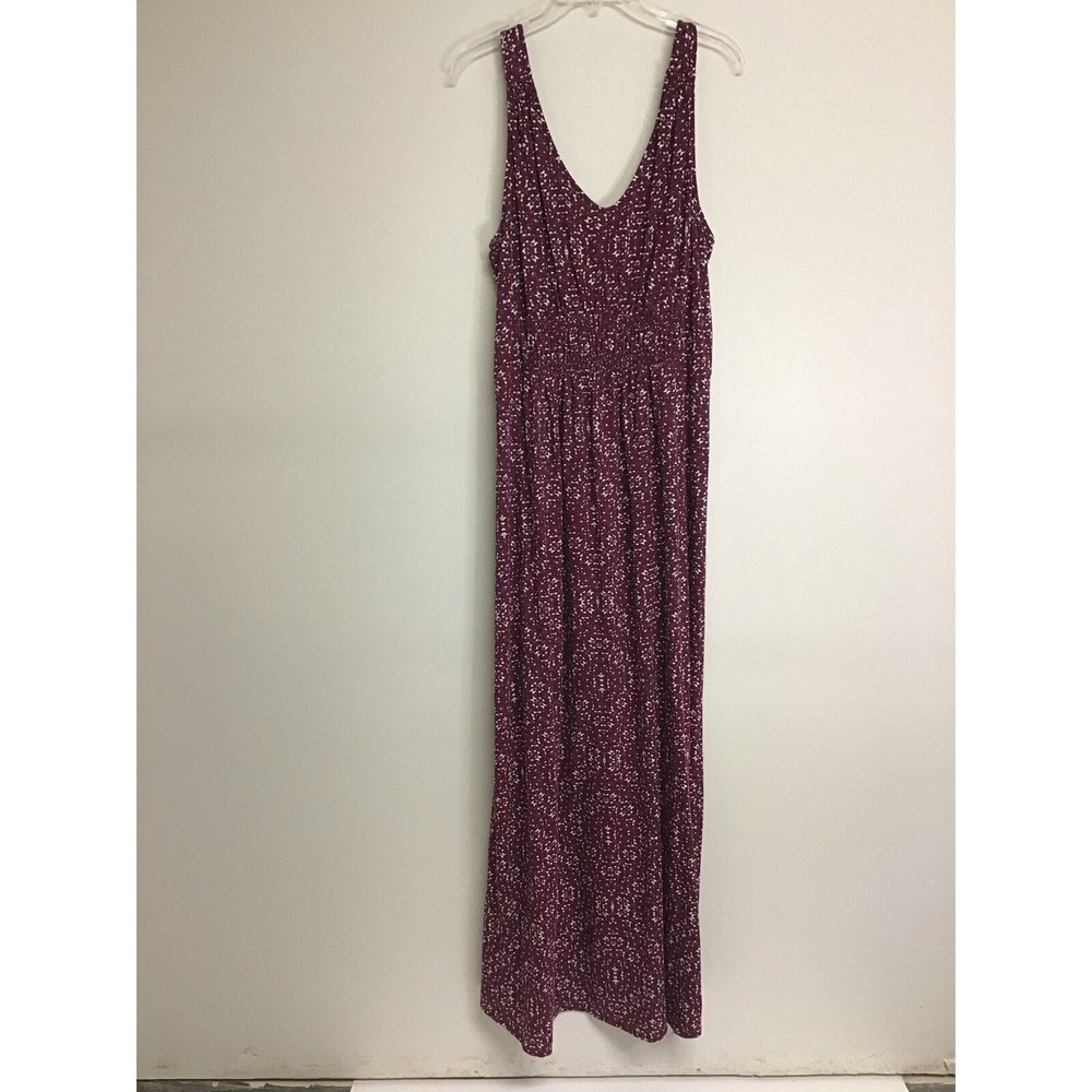 Eddie & Lover Maroon and White Women's Dress‎ Size TXL